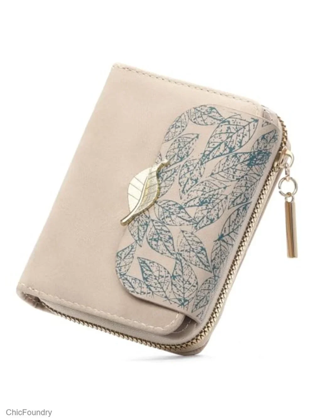 RFID Blocking Bifold Wallet for Women Vegan Leather Small Card Holder with